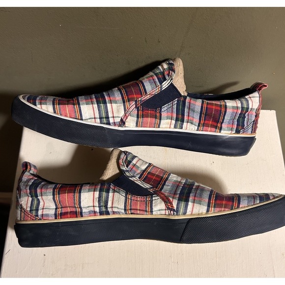 Brooks Brothers x Keds Mens 10 Plaid Slip On Limited Edition Shoes Classic Rare main image 11